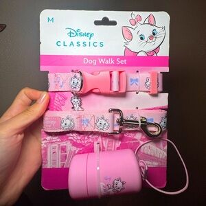 Disney Classics Pink Dog Walk Pet Accessory Set